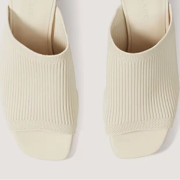 New Everlane The Glove Mule in ReKnit in Bone Size 10 - Picture 12 of 12